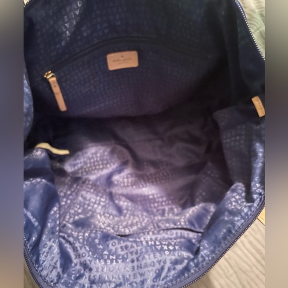 Authentic Kate Spade navy nylon bag - Picture 6 of 8